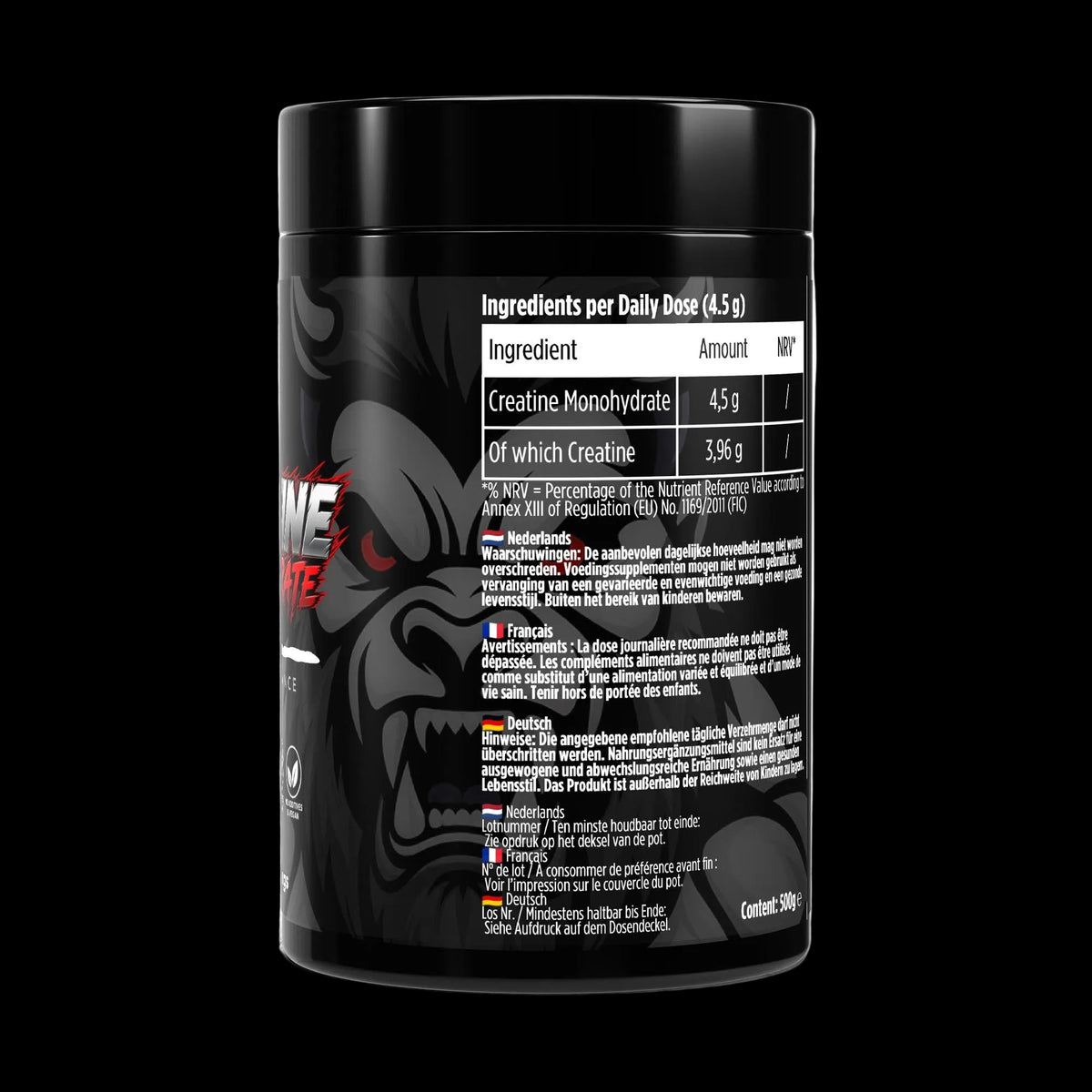 MrBeast Nutrition - Creatine Flavorless 500g