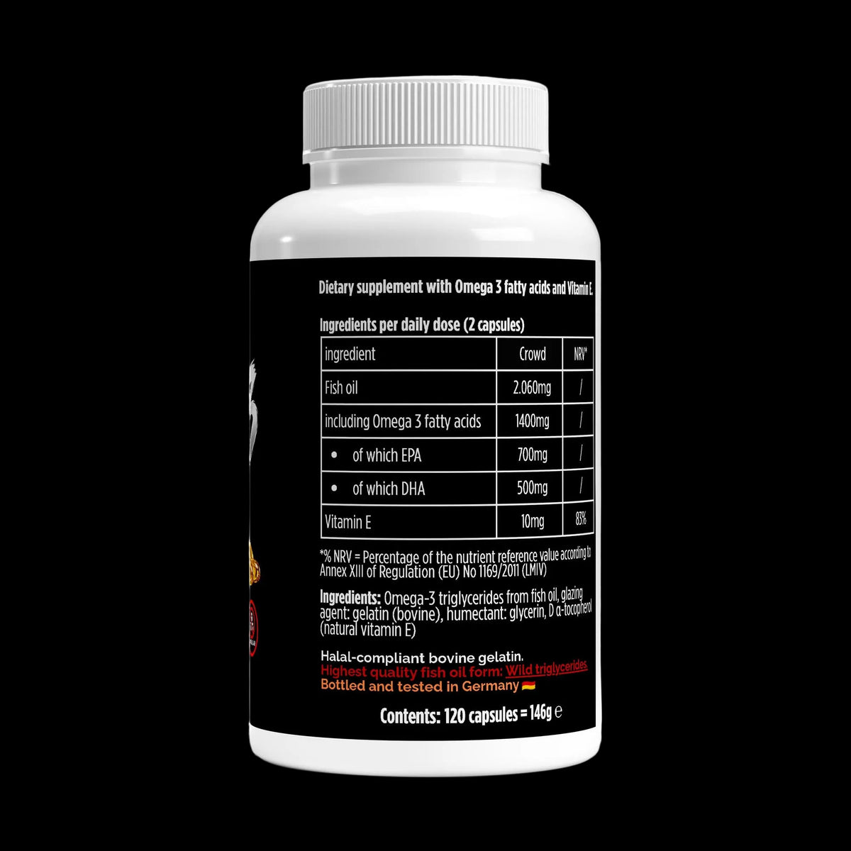MrBeast Nutrition - Omega 3 Max 35/25 120pcs