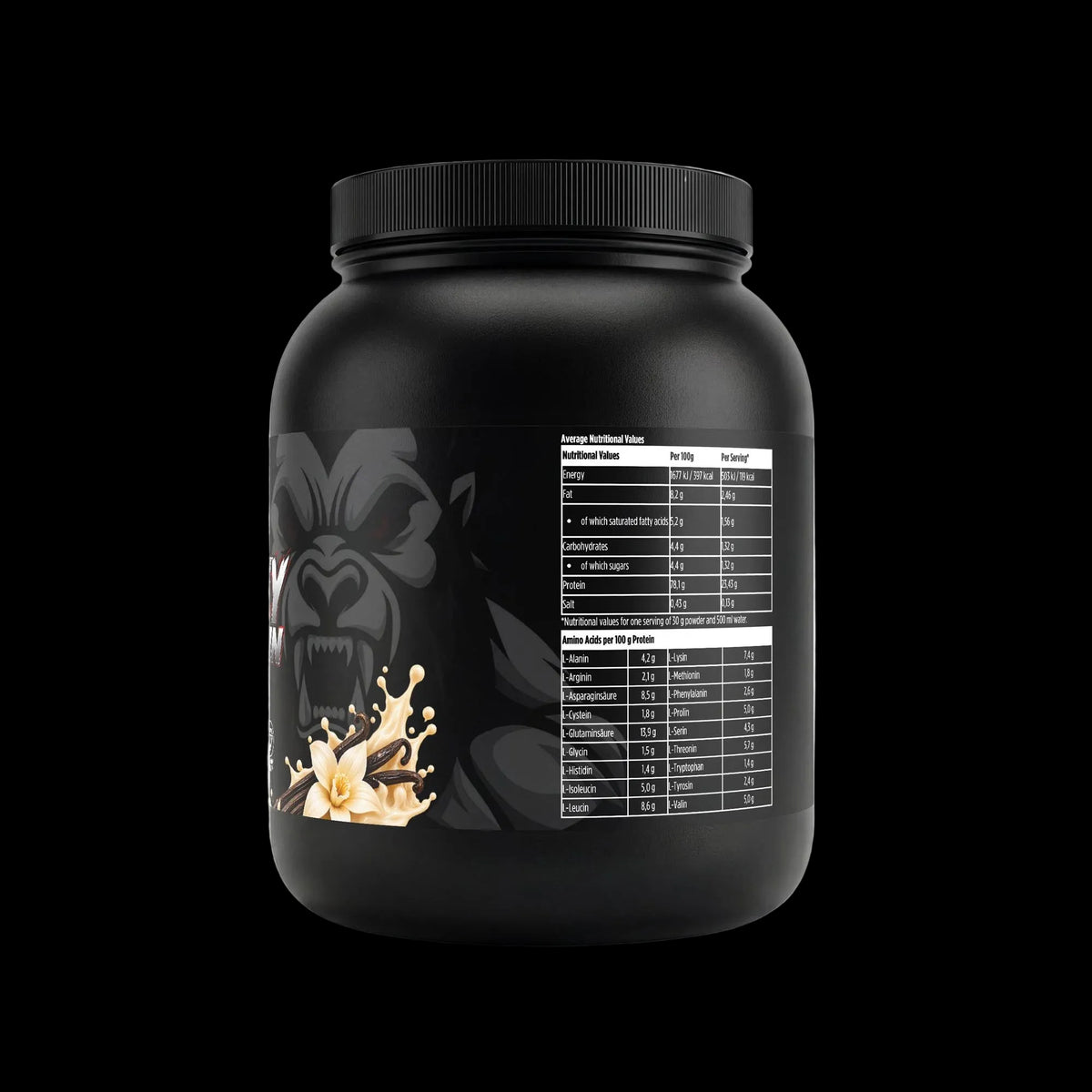MrBeast Nutrition - Premium Whey Protein Vanilla 1kg