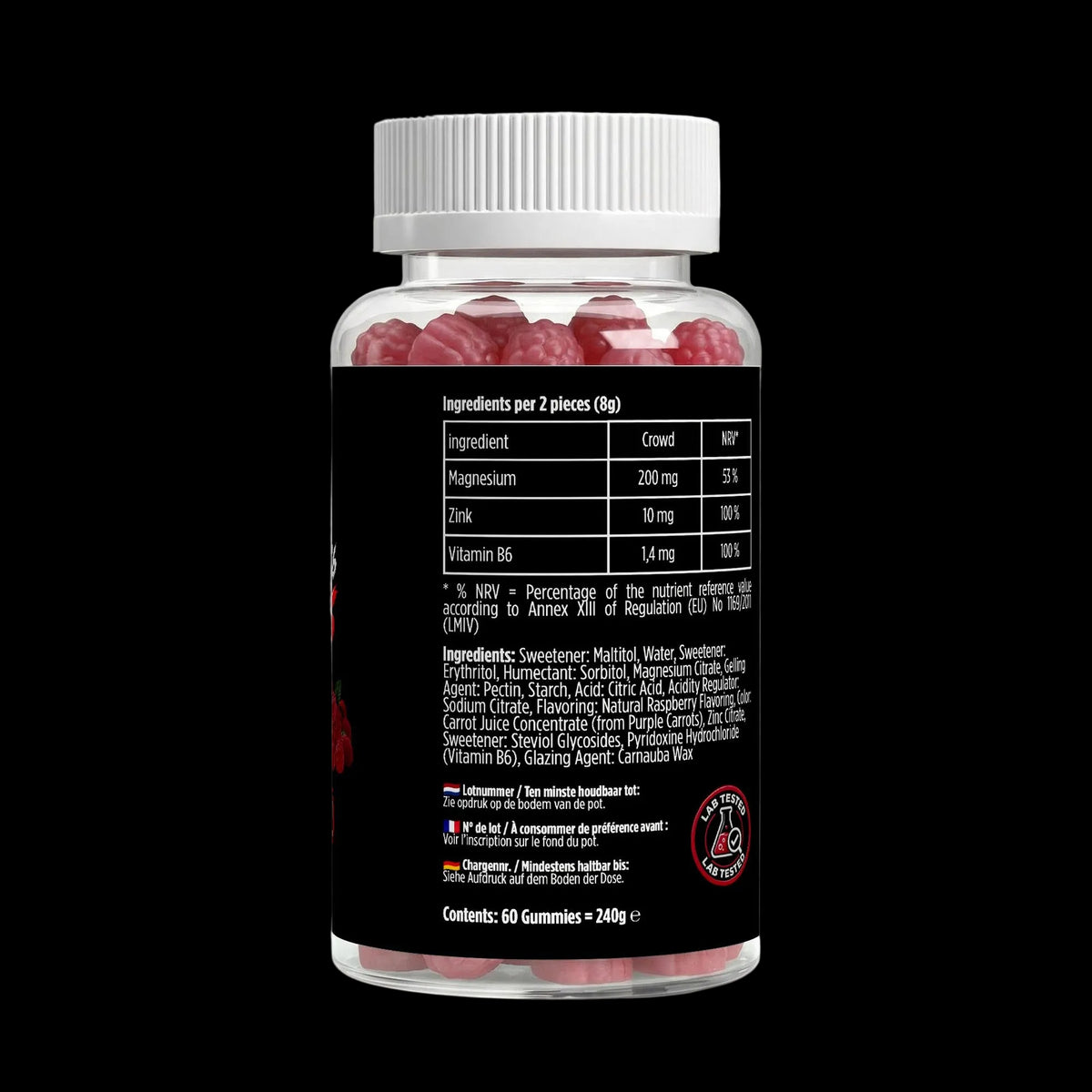 MrBeast Nutrition  - Magnesium + Zinc + B6 Gummies 60pcs