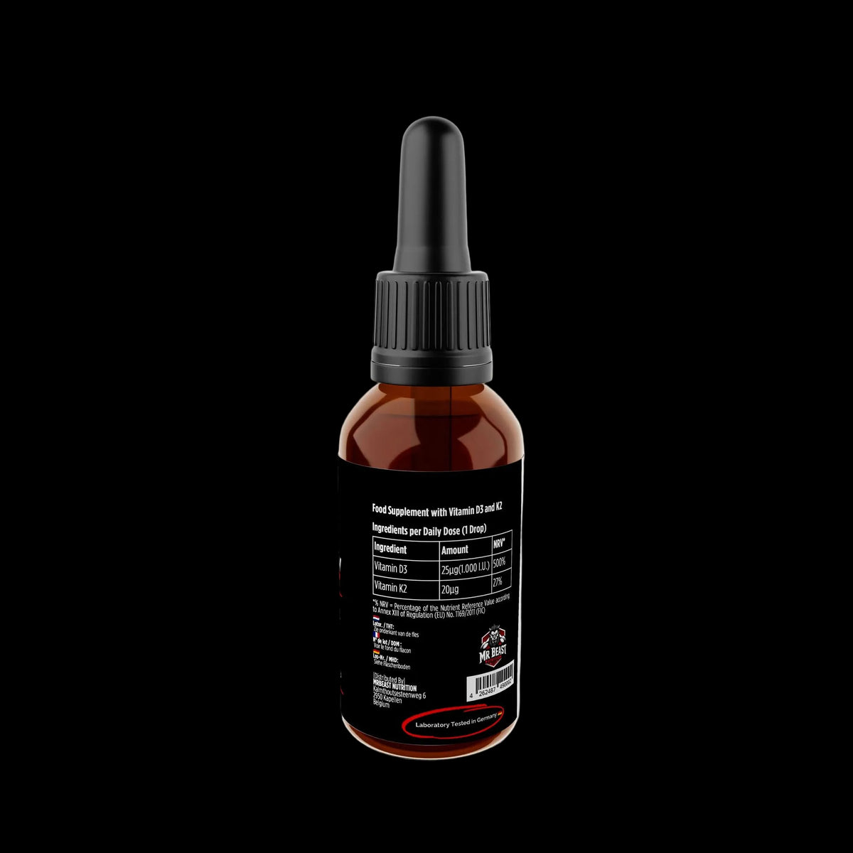 MrBeast Nutrition - Vitamin D3 + K2 Drops 50ml